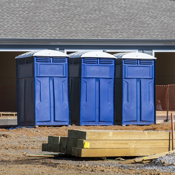 is there a specific order in which to place multiple porta potties in Guernsey